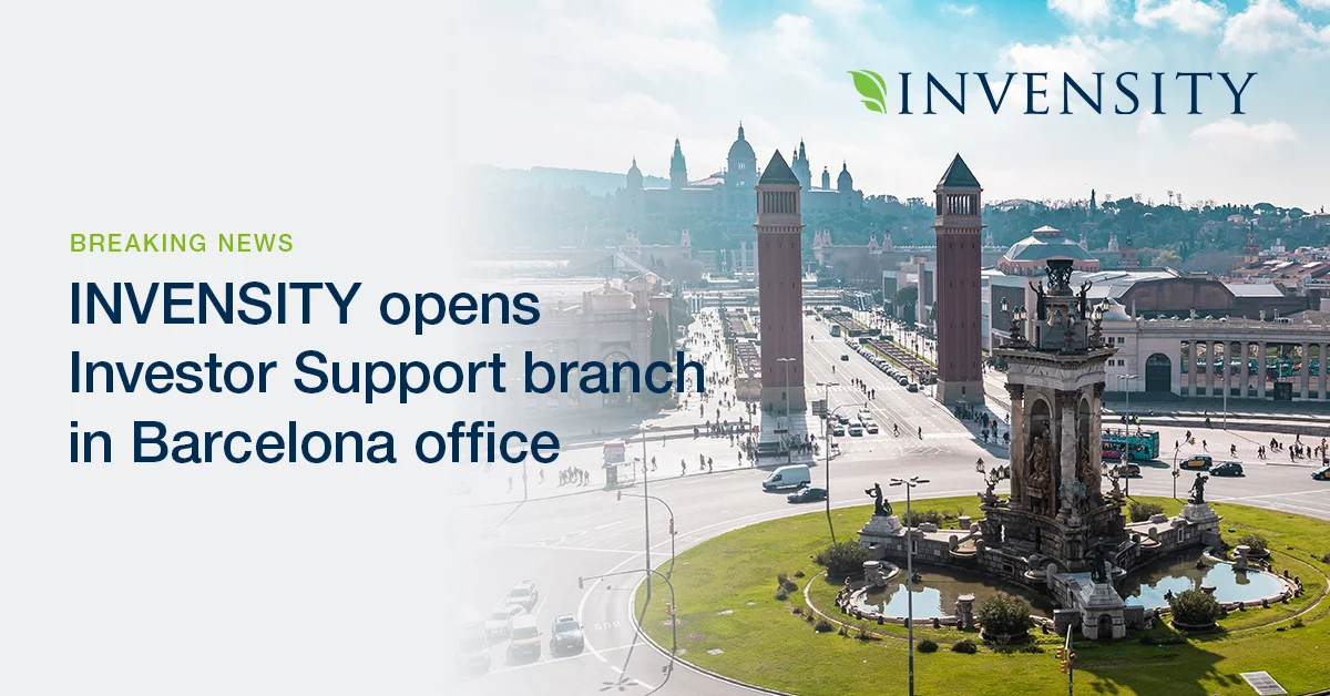 INVENSITY opens Investor Support branch with Due Diligence and Portfolio Services in Barcelona office