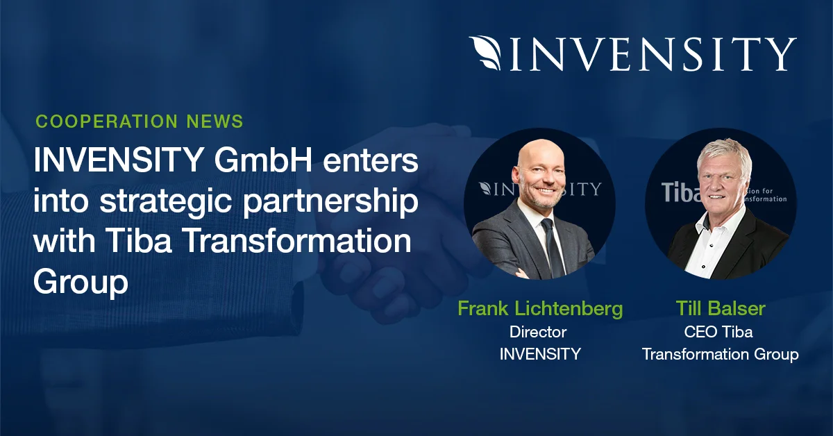 INVENSITY GmbH enters into strategic partnership with Tiba Transformation Group