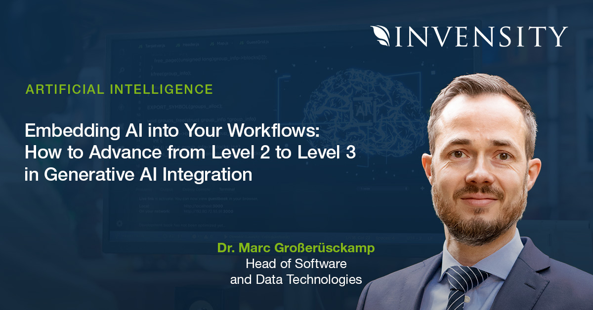 Embedding AI into Your Workflows: How to Advance from Level 2 to Level 3 in Generative AI Integration